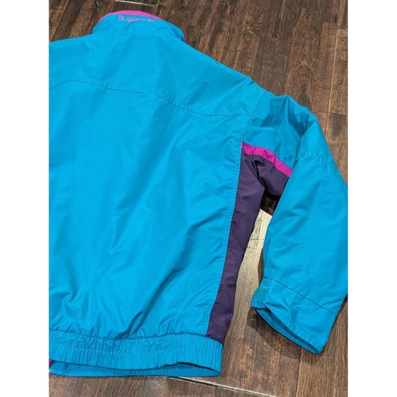 Vintage 90s Columbia Bugaboo 3-in-1 Interchange Ski Jacket Womens M Teal Purple - Picture 15 of 16